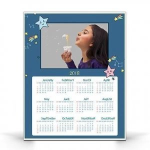 Single Page Wall Photo Calendar *  Design Four