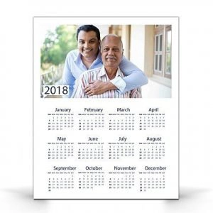 Single Page Wall Photo Calendar *  Design Seven