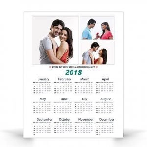 Single Page Wall Photo Calendar *  Design Eleven