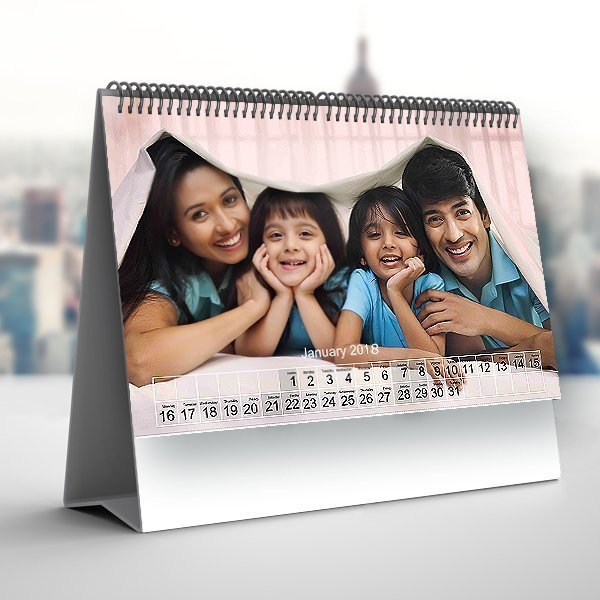custom photo desktop calendar