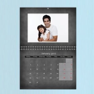 Wall Hanging Calendar * Black Theme
