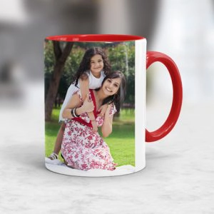 Red Photo Mug